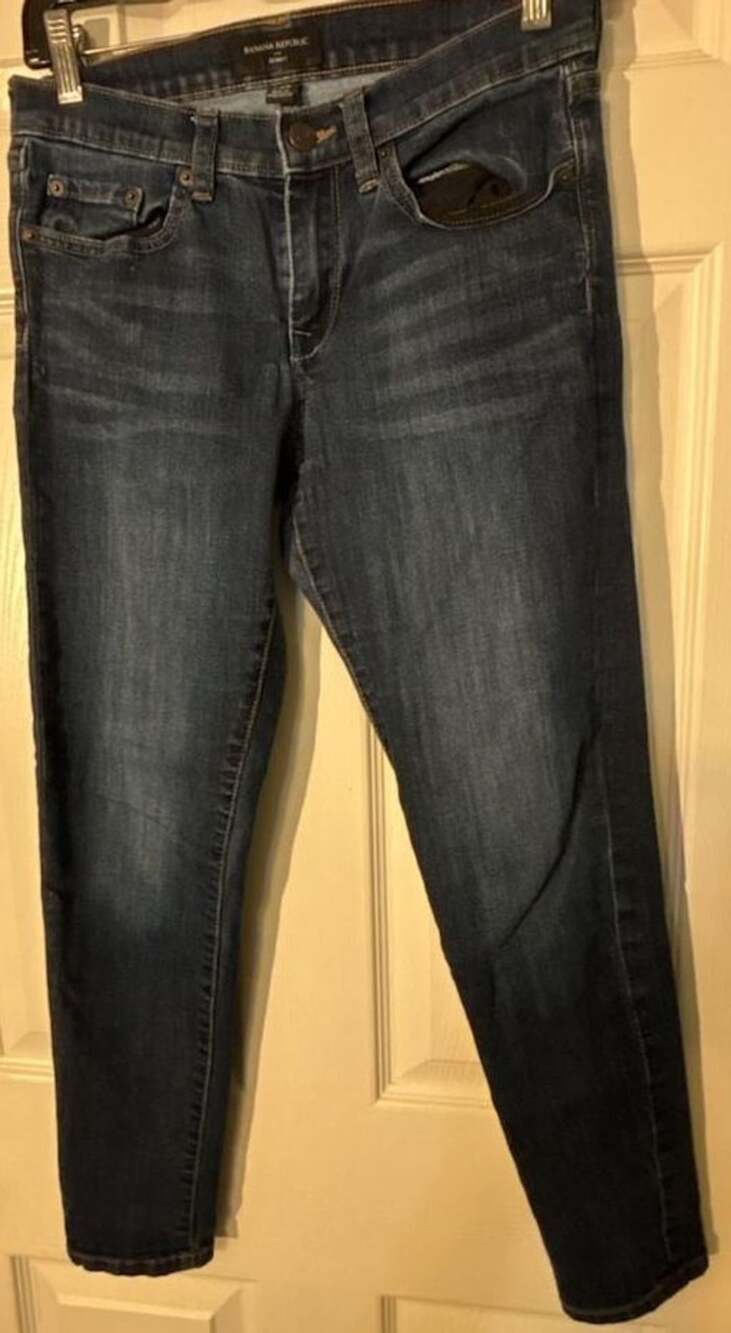 Banana Republic Skinny Jeans Petite Dark Wash Size 27/4
